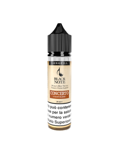 Fine Stock - Concerto Black Note Liquido shot 20ml Tabacco