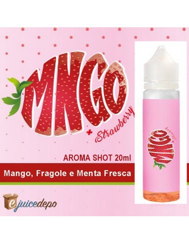 MNGO Strawberry Flavor Disassembled Ejuice Depo 20ml