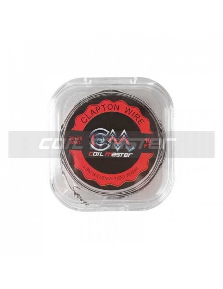 Filo Resistivo K Clapton Wire 26+30 AWG Coil Master da 3mt per gli Atomizzatori Rigenerabili delle Sigarette Elettroniche