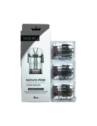 Novo Pod Clear Meshed Cartuccia Pod Smok Ricambio 3ml