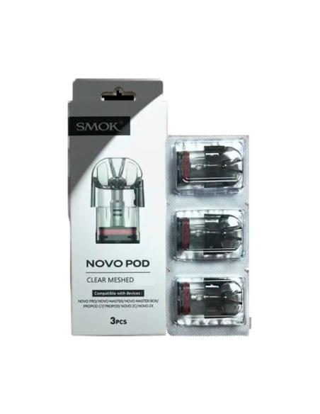 New 2X Meshed MTL Pod Cartridge Smok Replacement 2ml - 3 Pieces