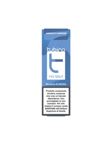 Tubino Mirtillo e Lampone Liquido Pronto 10ml