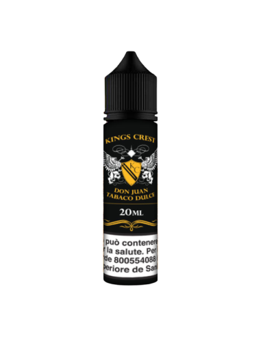 Don Juan Tabaco Dulce Kings Crest Liquido Shot 25ml Tabacco