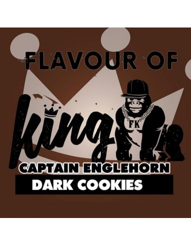 Dark Cookies (Ex Captain Englehorn) Aroma Concentrato Flavour of King 10 ml per Sigarette Elettroniche