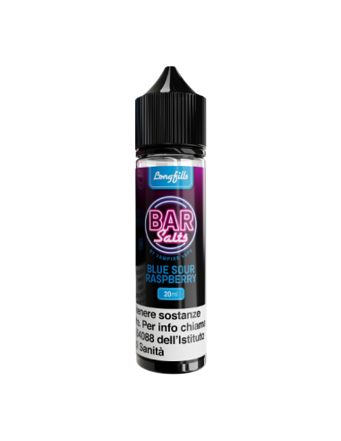 Blue Sour Raspberry Bar Salts Vampire Vape Liquido Shot 20ml