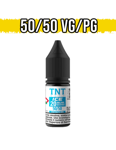 Nicotina Ice TNT Vape 50VG 50PG Base Neutra 10ml Ghiaccio