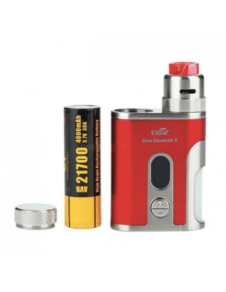 Eleaf Pico Squeeze 2 Squonk con Coral 2 Tank RDA - Box Bottom Feeder da 100W