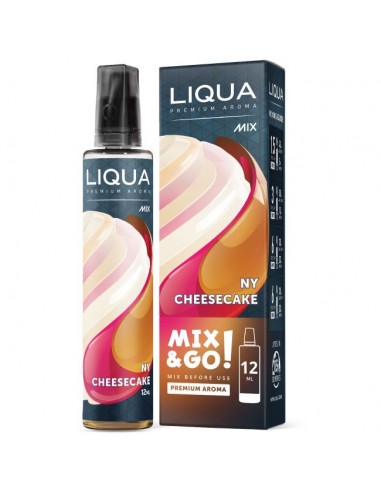 New York Cheesecake Aroma Disassembled Liqua Liquid Concentrate 12ml Mix&Go for Electronic Cigarettes