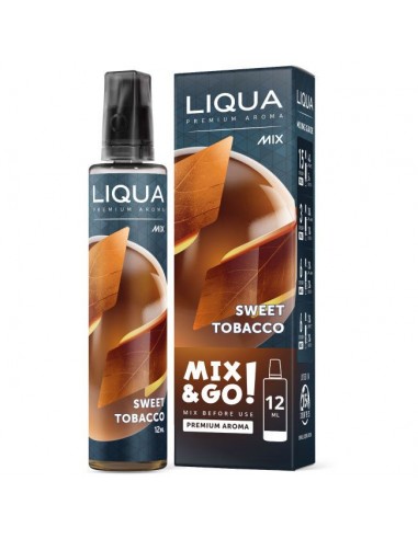 Sweet Tobacco Unmixed Aroma Liqua Concentrated Liquid 12ml Mix&Go for Electronic Cigarettes