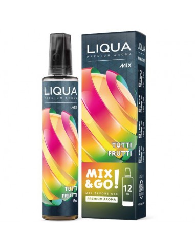 Tutti Frutti Unmixed Flavor Liqua Concentrated Liquid 12ml Mix&Go for Electronic Cigarettes