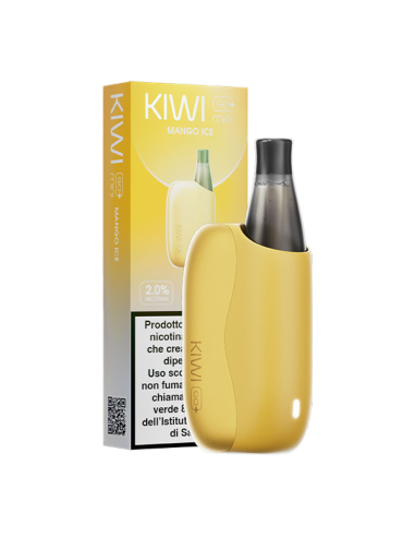 Kiwi Go+ Mini Starter Kit + Pod Precaricata Mango Ice