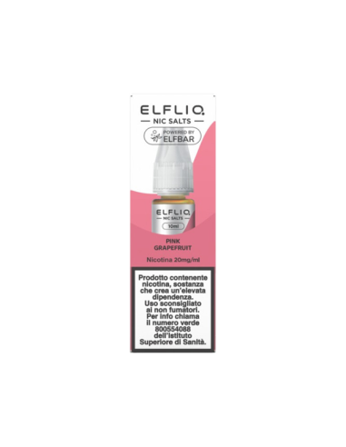 ElfLiq Pink Grapefruit Elf Bar Liquido Pronto 10ml
