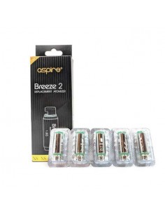 Resistors Aspire Breeze 2 Coil for Electronic Cigarettes 5 Pieces