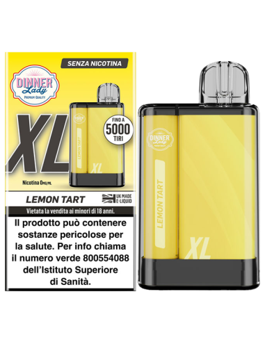 Lemon Tart Vape Pen XL Dinner Lady Usa e Getta - 5000 Puff