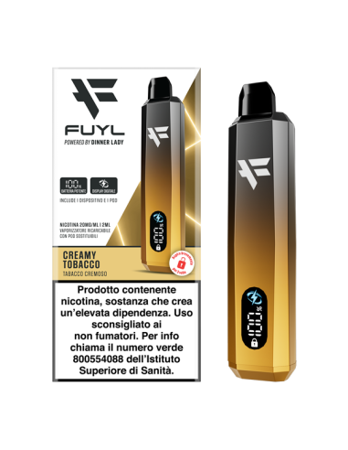 Fuyl 2.0 (SL) Starter Kit Dinner Lady + Pod Precaricata Creamy Tobacco