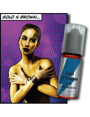 Gold N' Brown T-Juice Aroma Concentrate 30ml DIY E-liquid for Electronic Cigarettes