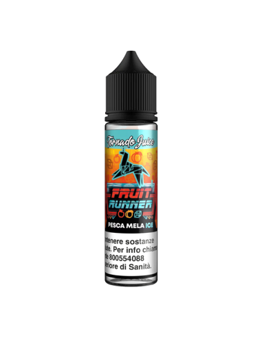 Fruit Runner Tornado Juice Liquido Shot 20ml Peach Apple Ice