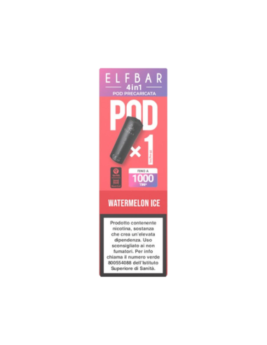 Elfbar 4in1 Watermelon Ice Pod Precaricata 2ml