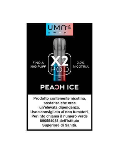 Peach Ice UMA.mi SWAP Pod Precaricate 2ml - 2 Pezzi