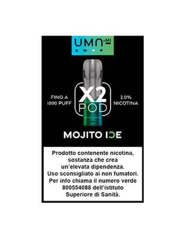 Mojito Ice UMA.mi SWAP Pod Precaricate 2ml - 2 Pezzi
