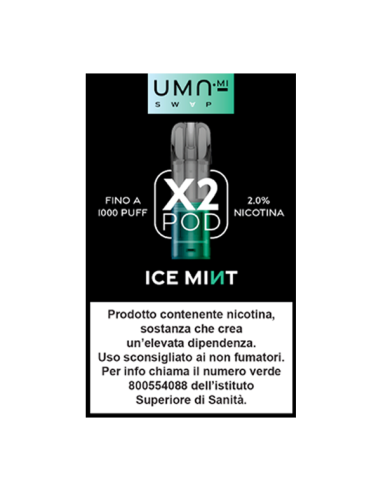 Ice Mint UMA.mi SWAP Pod Precaricate 2ml - 2 Pezzi