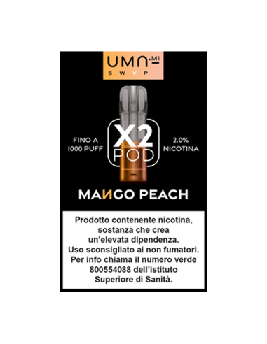 Mango Peach UMA.mi SWAP Pod Precaricate 2ml - 2 Pezzi