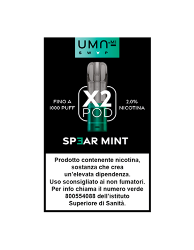 Spearmint UMA.mi SWAP Pod Precaricate 2ml - 2 Pezzi