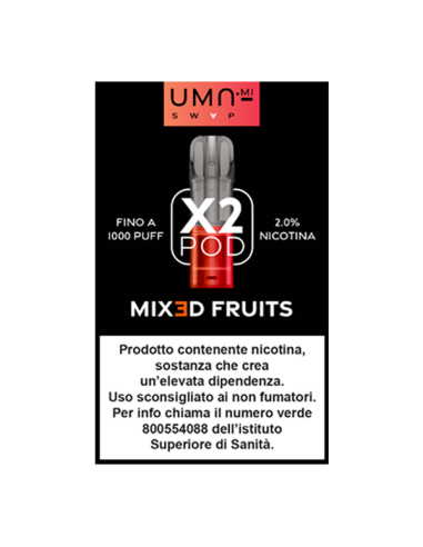 Mixed Fruits UMA.mi SWAP Pod Precaricate 2ml - 2 Pezzi