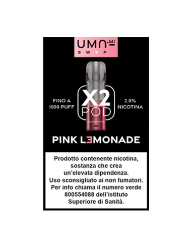 Pink Lemonade UMA.mi SWAP Pod Precaricate 2ml - 2 Pezzi