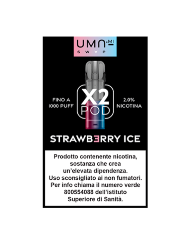 Strawberry Ice UMA.mi SWAP Pod Precaricate 2ml - 2 Pezzi