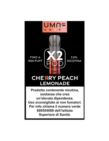 Cherry Peach Lemonade UMA.mi SWAP Pod Precaricate 2ml - 2 Pezzi