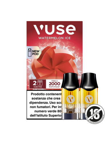 Watermelon Ice Vuse Pro Pod Precaricate 2ml - 2 pezzi