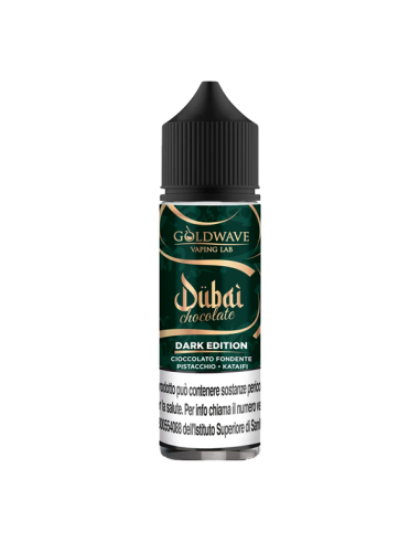 Dubai Chocolate Dark Edition Goldwave Liquido Shot 20ml