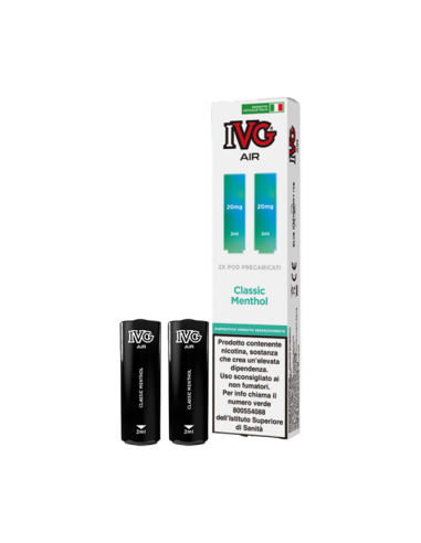 Classic Menthol IVG Air Pod Precaricate 2ml - 2 Pezzi