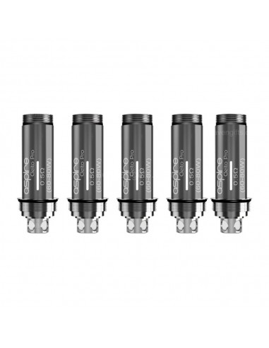 Resistenze Cleito Pro Aspire Head Coil da 0,5ohm per Sigarette Elettroniche 5 Pezzi