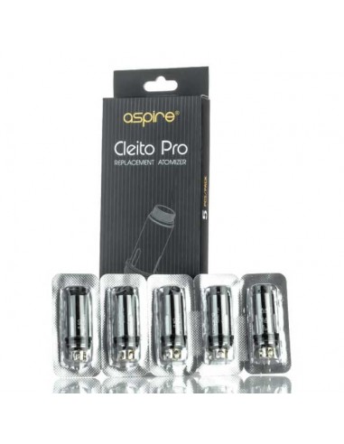 Resistenze Cleito Pro Aspire Head Coil da 0,5ohm per Sigarette Elettroniche 5 Pezzi