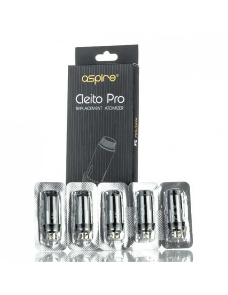 Resistenze Cleito Pro Aspire Head Coil da 0,5ohm per Sigarette Elettroniche 5 Pezzi