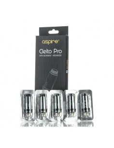 Resistenze Mesh Cleito Pro Aspire Head Coil da 0,15ohm per Sigarette Elettroniche 5 Pezzi