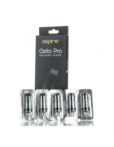 Resistenze Mesh Cleito Pro Aspire Head Coil 0.15ohm for Electronic Cigarettes 5 Pieces