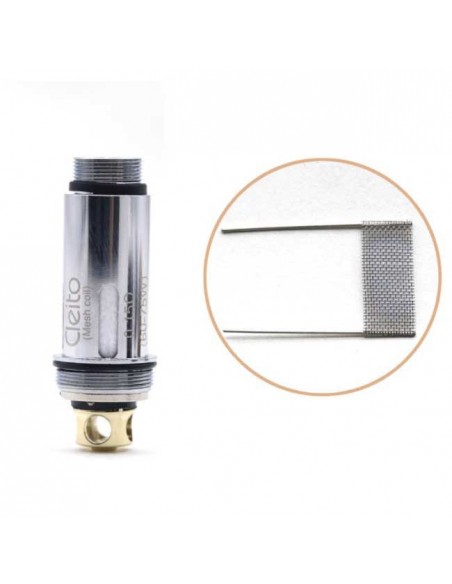 Resistenze Mesh Cleito Pro Aspire Head Coil 0.15ohm for Electronic Cigarettes 5 Pieces