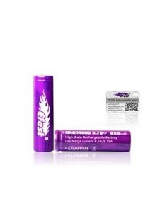 Efest 14500 Lithium Battery 3.7V 650mAh 9.75A IMR Purple High Drain 1 Piece