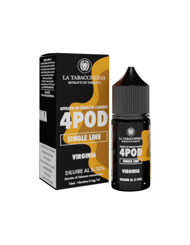 Virginia 4pod Single Line La Tabaccheria Aroma Concentrato 10ml
