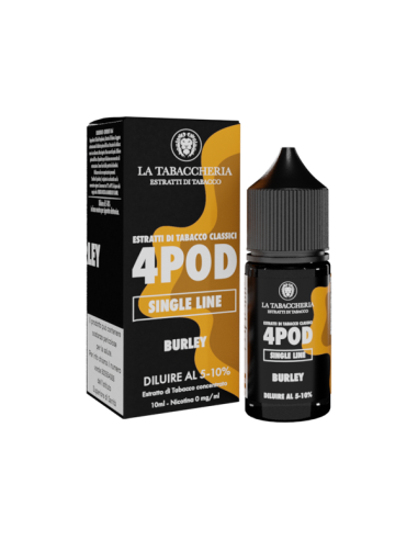 Burley 4pod Single Line La Tabaccheria Aroma Concentrato 10ml