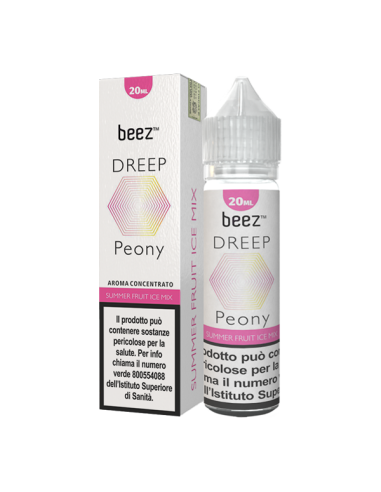 Peony Dreep by Beez is a 20ml fruit ice liquid shot.