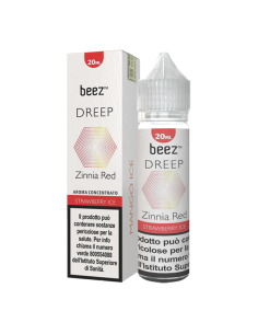 Zinnia Red Dreep By Beez Liquid Shot 20ml Strawberry Ice