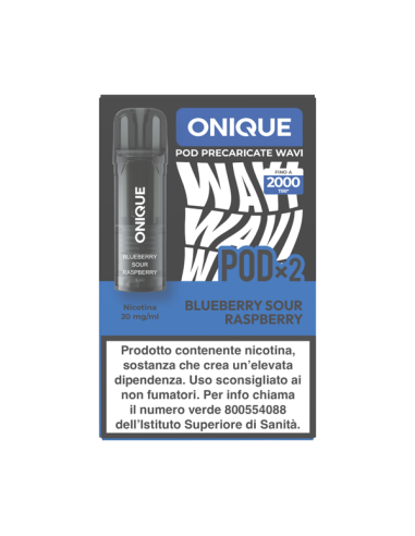 Blueberry Sour Raspberry Wavi Onique Pod Precaricate 2ml - 2 pezzi