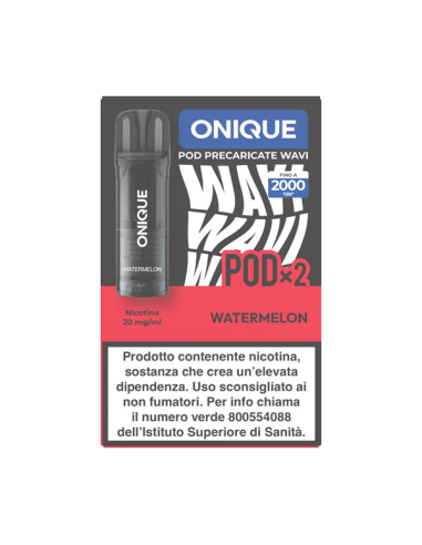 Watermelon Wavi Onique Pod Precaricate 2ml - 2 pezzi