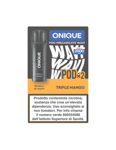 Triple Mango Wavi Onique Pod Precaricate 2ml - 2 pezzi