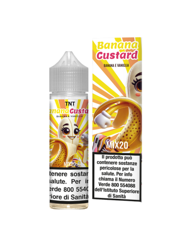 Banana Custard TNT Vape Liquido Mix and Vape 20ml