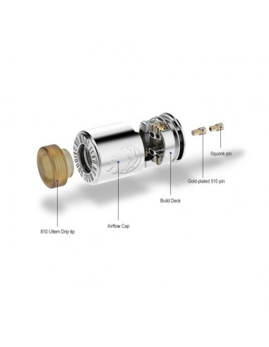 Phobia RDA Vandy Vape Atomizer 24mm Rebuildable Dripper for Electronic Cigarettes